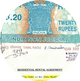 Utility Bill + Rent Agreement (for office)